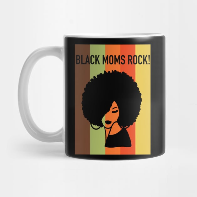 Black Moms Rock Mother's Day by blackartmattersshop